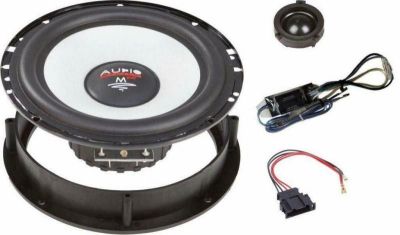 KIT Sistem component Dedicat Seat Arosa, VW  6.5"  m-fit 165mm Crossover plug'n'play 90W pe 2 căi Audio System German Sound v1