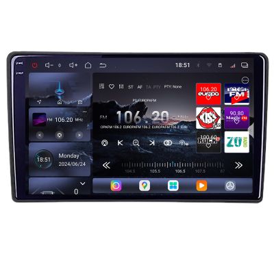 Navigatie Fiat Tipo 2015-2021 Edotec Kit-TIPO 8 core QLED 2K 16+512GB 360 Android Waze USB Navigatie Internet Youtube Radio