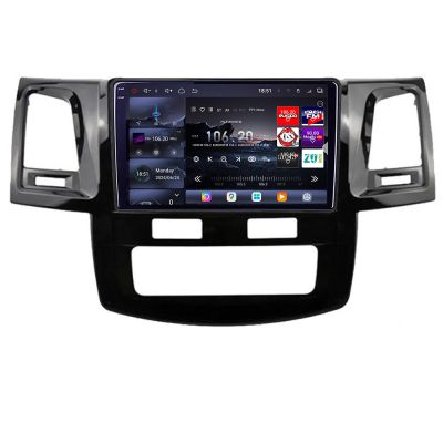 Navigatie Toyota Hilux 2008-2014 Edotec Kit-143 8 core QLED 2K 16+512GB 360 Android Waze USB Navigatie Internet Youtube Radio