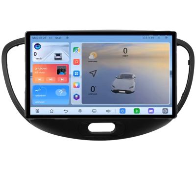 Navigatie Hyundai I10 2007-2013 Android ecran Qled 2K Octa core 8+128 KIT-i10-2007+EDT-E409V3