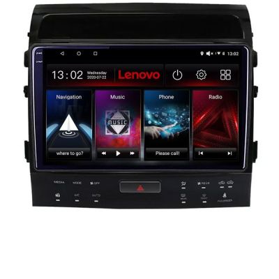 Navigatie Toyota Landcruiser 200 V8 2007-2015 cu navi si 360 Android radio gps internet 8 core 6+128 Lenovo