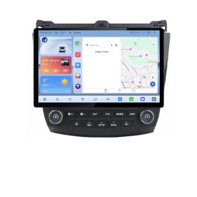 Navigatie dedicata Honda Accord 2004-2008 N-ACCORD Edonav ecran 13" 1K 4+64 Android Waze USB Navigatie 4G 360 Toslink Youtube