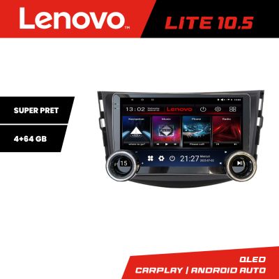 Navigatie Toyota RAV4 Kit-018 Lenovo  8 core 4+64 10.5 inch Incell 1K android Wifi 5Ghz gps internet