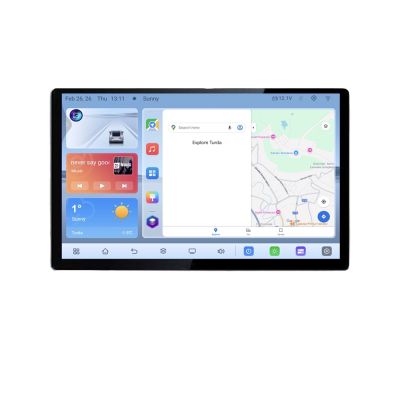 Navigatie dedicata Hummer H2  2008-2009 Edonav ecran 13" 1K 4+64 Android Waze USB Navigatie 4G 360 Toslink Youtube Radio KIT-H2 V2