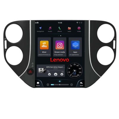 Navigatie VW Tiguan 2013-2016 tip tesla radio gps internet Qualcomm 8X 8+128 360 4G carplay android auto  kit-tesla-tiguan-14+