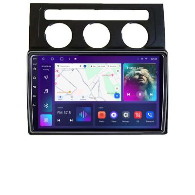 Navigatie VW Touran 2003-2009 clima automata B-touran2 Android Ecran QLED octa core 4+64 carplay android auto kit-touran2+EDT-E310V3
