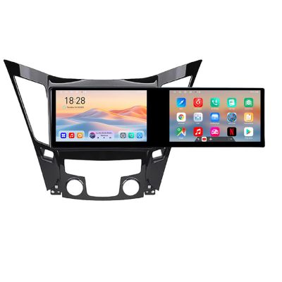 Navigatie Hyundai Sonata 2011-2015 Kit-259 Edotec 2 ecrane  8 core 4+128 21.6 inch Incell android Wifi 5Ghz gps internet