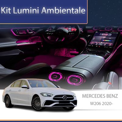 Lumini Ambientale NIGHTVIBE Mercedes Benz C Class W206 2020- trim bord control telefon sau sistem original