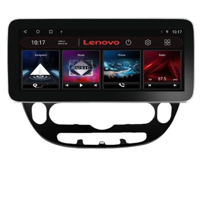 Navigatie Kia Soul 2014-2019 Lenovo PRO 8+256 12.3 inch qled android 4G DSP gps internet  Kit-soul-2014