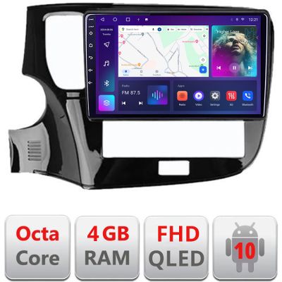 Navigatie Mitsubishi Oultander 2020- B-1230-20 Android Ecran QLED octa core 4+64 carplay android auto kit-1230-20+EDT-E310V3