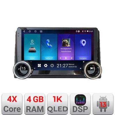 Navigatie Renault Express Edotec  4+64 10.5 inch Incell 1K android Wifi 5Ghz gps internet