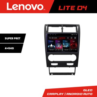 Navigatie Ford Mondeo 2004-2007 Lenovo QLED 1K 4+64 WIFI 5Ghz carplay android auto Android kit-mondeo2004-v2+EDT-LITE-D4-9-4+64