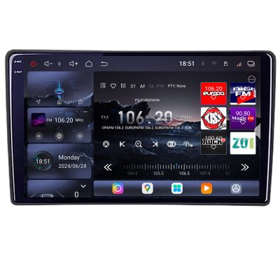 Navigatie Toyota Android radio gps internet 8 core QLED 2K 16+512GB 360 Edotec