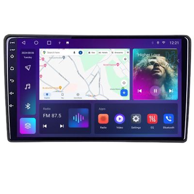 Navigatie Ford Transit 2019- varianta radio cd simplu Android Ecran QLED octa core 4+64 carplay android auto KIT-transit-2019-a+EDT-E309V3