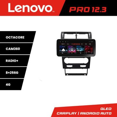 Navigatie Ford Mondeo 2004-2007 Lenovo Qled 12.3 inch Octa Core 8+256 360 DSP ADAS carplay android auto radio internet kit-mondeo2004-v2+PRO-12.3-8+256