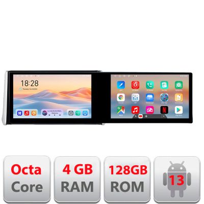 Navigatie Toyota Rav4 2018- Kit-RAV4 Edotec 2 ecrane  8 core 4+128 21.6 inch Incell android Wifi 5Ghz gps internet  Cor v1