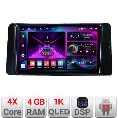 Navigatie Skoda Kamiq 2019- Android radio gps internet 4+64 InCell Display 1K Kit-kamiq+EDT-E210-RK
