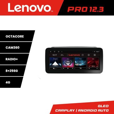 Navigatie Skoda Rapid Seat Toledo 2013+ Lenovo PRO 8+256 12.3 inch qled android 4G DSP gps internet  Kit-rapid