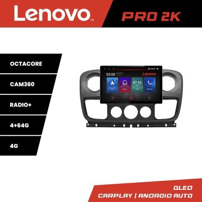 Navigatie Opel Movano, Renault Master 2010-2021 Lenovo PRO 4+64 13 inch 2K android 4G DSP gps internet v2