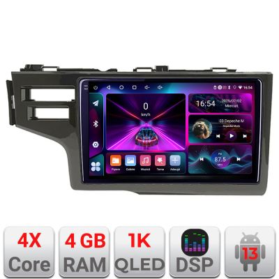 Navigatie Honda Fit 2014-2019 Android radio gps internet 4+64 InCell Display 1K Kit-fit-14+EDT-E209-RK