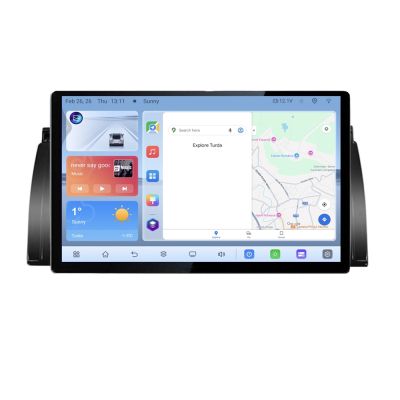Navigatie dedicata BMW E39 si E53 N-082 Edonav ecran 13" 1K 4+64 Android Waze USB Navigatie 4G 360 Toslink Youtube Radio KIT-0