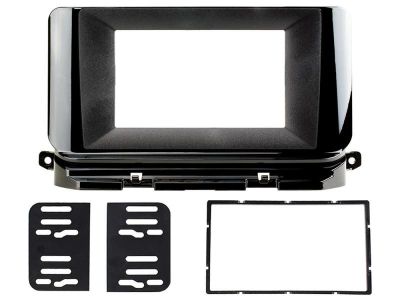 Connects2 CT23SK14 2DIN Kit Rama Skoda Octavia 2021+ finisat în negru pian CT23SK14