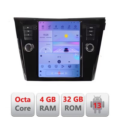 Navigatie tip Tesla Nissan X-Trail 2013-2018 radio gps internet 8Core 4G carplay android auto 4+32 kit-tesla-353+EDT-E