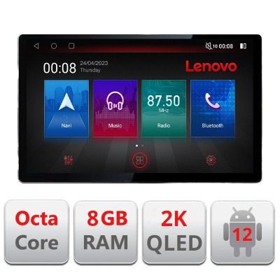 Navigatie Skoda Fabia 2015- N-541 ecran 13" 2K 8+128 Android Waze USB Navigatie 4G 360 Toslink Youtube Radio KI