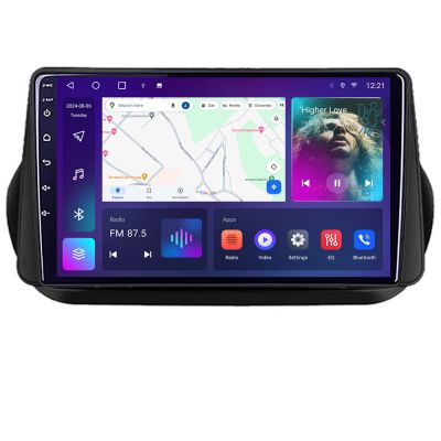 Navigatie Peugeot Bipper, Citroen Nemo, Fiat Qubo 2008-2017 Android radio gps internet 4+64 carplay android auto Kit-bipper+EDT-E310v3