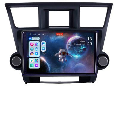 Navigatie Toyota Highlander 2007-2013 Android radio gps internet 8 core QLED 2K 12+256 360 Lenovo