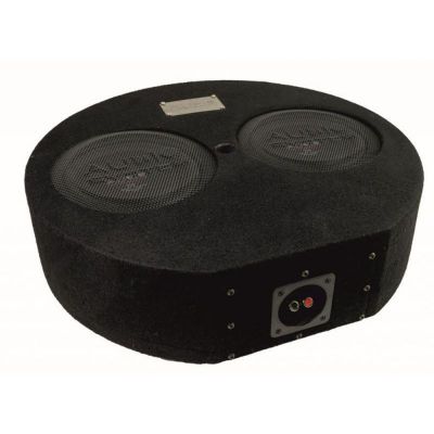 Subwoofer pasiv cu incinta, Audio-System, SUBFRAME, 300 w rms, 400 w max, 2 x 10", roata de rezerva