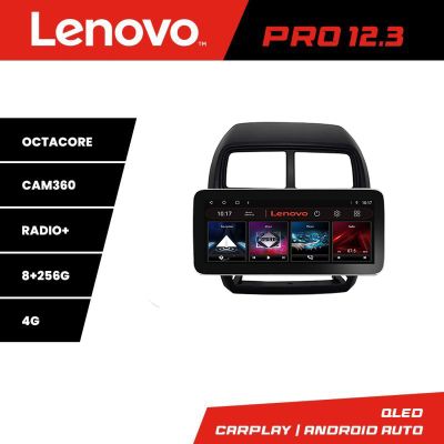 Navigatie Mitsubishi ASX 2017-2021 model facelift Lenovo PRO 8+256 12.3 inch qled android 4G DSP gps internet  Kit-026-facelift v1