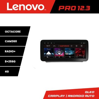 Navigatie Toyota Corolla 2017-2018 K-AURIS-2017 Lenovo PRO 8+256 12.3 inch qled android 4G DSP gps internet 32