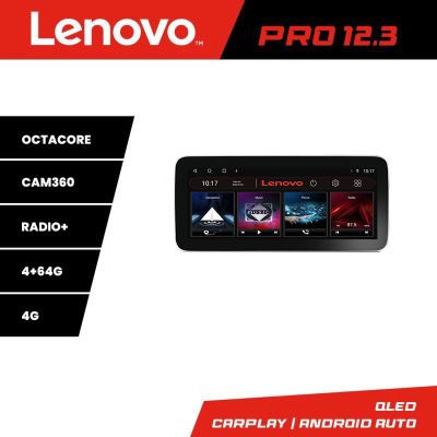 Navigatie Opel Movano Renault Master 2020- Lenovo PRO 4+64 12.3 inch qled android 4G DSP gps internet  v1