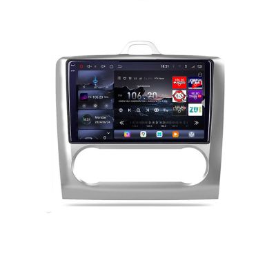 Navigatie Ford Focus 2 Clima Automata 2005-2010 Edotec Kit-140-automatic 8 core QLED 2K 16+512GB 360 Android Waze USB Navigatie Internet Youtube Radio