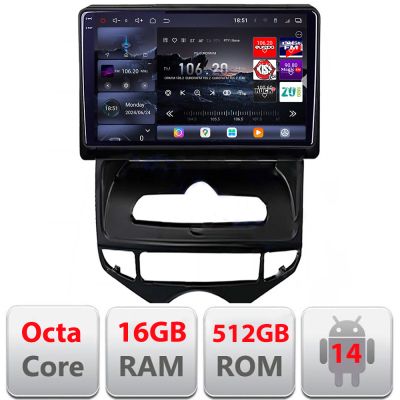 Navigatie Hyundai IX20 2010-2019 Android radio gps internet 8 core QLED 2K 16+512GB 360 Edotec