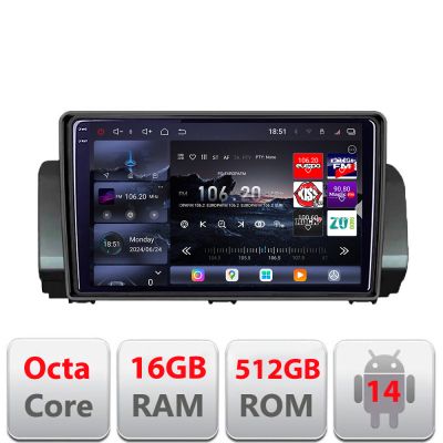 Navigatie Dacia Logan Sandero Jogger 2020+ LOGAN-2022 fara ecran de fabrica Android radio gps internet 8 core QLED 2K 16+512GB 360 Edotec