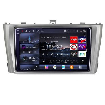 Navigatie Toyota Avensis 2009-2015 Edotec Kit-TY12 8 core QLED 2K 16+512GB 360 Android Waze USB Navigatie Internet Youtube Radio