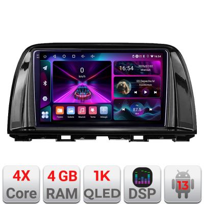 Navigatie Mazda CX5 2015-2017 Android radio gps internet  4+64 InCell Display 1K kit-cx5-16+EDT-E209-RK