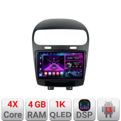 Navigatie Fiat Freemont Dodge Journey 2012-2019 Android radio gps internet 4+64 InCell Display 1K Kit-freemont+EDT-E209-RK V1