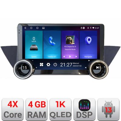 Navigatie BMW X1 E84 Kit-219 Edotec  4+64 10.5 inch Incell 1K android Wifi 5Ghz gps internet