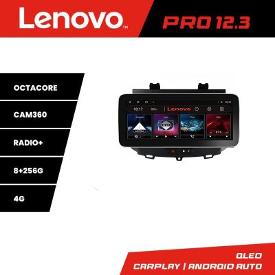 Navigatie Opel Grandland X Crossland X 2016-2020 Lenovo Qled 12.3 inch Octa Core 8+256 360 DSP ADAS carplay android auto radio internet Kit-+PRO-12.3-8+256