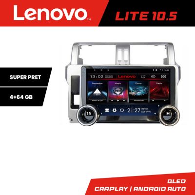 Navigatie Toyota Landcruiser J150 Prado 2014-2017 Kit-065 Lenovo  8 core 4+64 10.5 inch Incell 1K android Wifi 5Ghz gps internet et GPS W