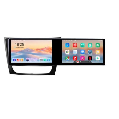 Navigatie Mercedes W211 W219 Kit-090 Edotec 2 ecrane  8 core 4+128 21.6 inch Incell android Wifi 5Ghz gps internet  Cor