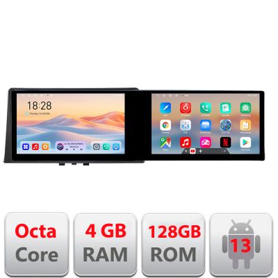 Navigatie Citroen Berlingo 2019- Kit-berlingo18 Edotec 2 ecrane  8 core 4+128 21.6 inch Incell android Wifi 5Ghz gps internet