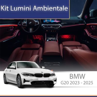 Lumini Ambientale NIGHTVIBE BMW Seria 3 G20 2023-2025 dedicat set complet control telefon sau sistem original