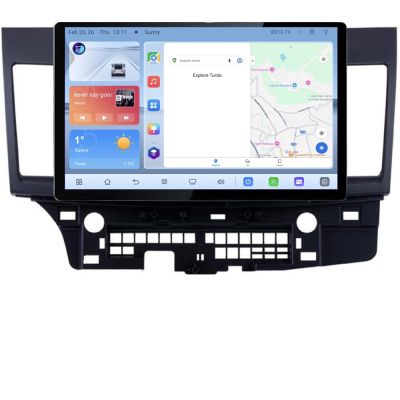 Navigatie dedicata Mitsubishi Lancer N-037 Edonav ecran 13" 1K 4+64 Android Waze USB Navigatie 4G 360 Toslink Youtube Radio KI