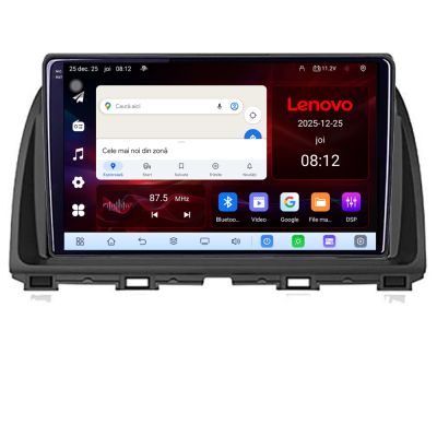 Navigatie MAZDA CX-5 2012- Manual Kit-212 8 Core 2.2 Ghz 8+128 Qled Incell 1K Android 360 Carplay DSP AHD 1080P ADAS 4G Wifi 5Ghz Bluetooth PRO