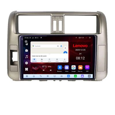 Navigatie Toyota Prado 2010-2013 Lenovo Kit-347 8 Core 2.2 Ghz 8+128 Qled Incell 1K Android 360 Carplay DSP AHD 1080P ADAS 4G Wifi 5Ghz Bluetooth PRO