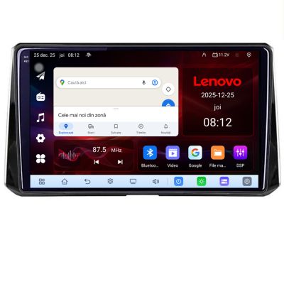 Navigatie Toyota Corolla/Auris 2018- Lenovo Kit-388 8 Core 2.2 Ghz 8+128 Qled Incell 1K Android 360 Carplay DSP AHD 1080P ADAS 4G Wifi 5Ghz Bluetooth PRO